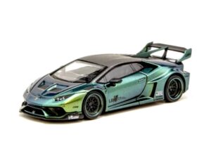TARMAC WORKS X MINI GT 1/64 LB★WORKS LAMBORGHINI HURACÁN GT MAGIC GREEN LHD