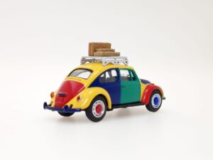 Schuco VW Beelte Kafer Harlekin Escala 1:64