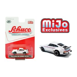 Schuco Porsche 911 930 Turbo Edición Limitada de 2,400 piezas 1:64 - Blanco
