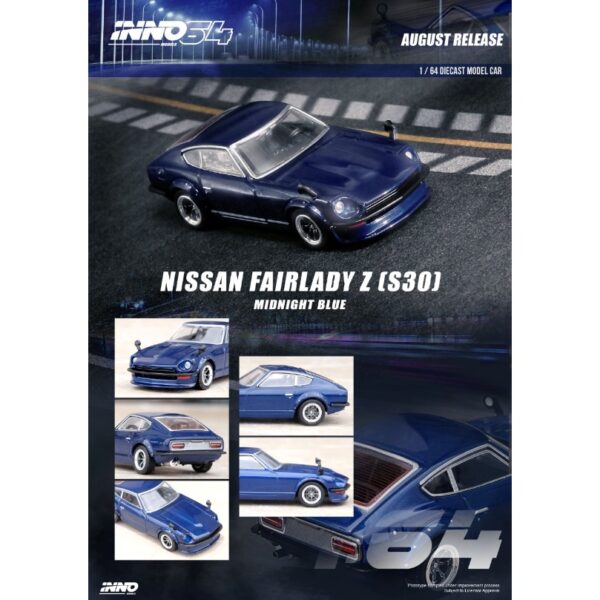Inno64 Nissan Fairlady Z Midnight Blue 1:64