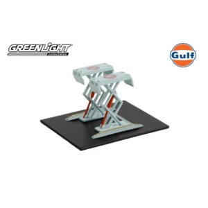Greenlight Elevador tipo tijera Gulf Oil 1:64