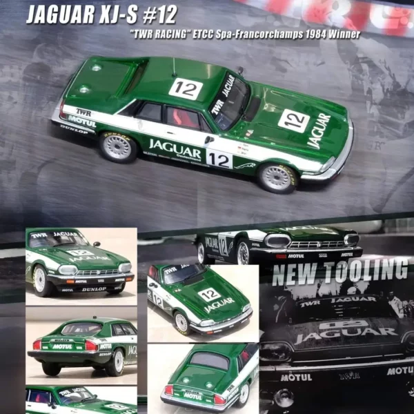 Inno64 Jaguar XJ-S #12 TWR RACING TEAM" ETCC Spa-Francorchamps 1984 Winner 1:64