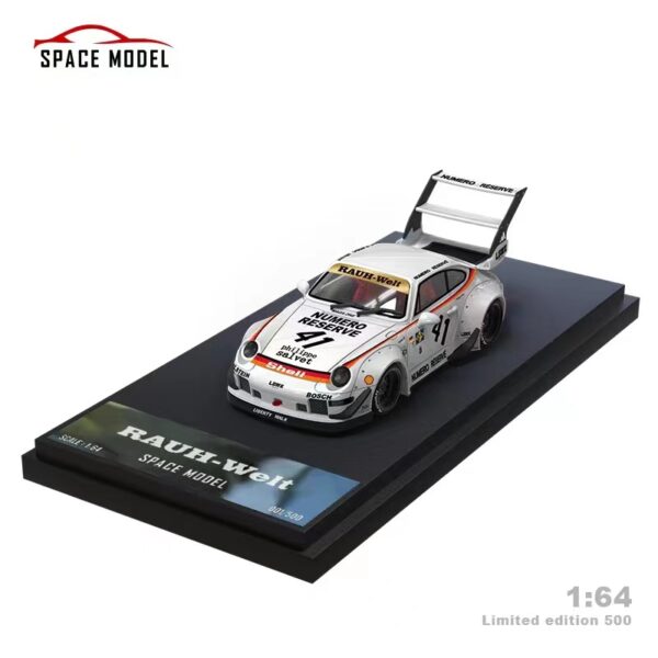 Space Model Porsche RWB 993 Shell High Wing 1:64