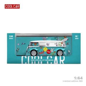 Cool Car VW T1 Kombi Wide Body Coca-Cola Love & Peace 1:64