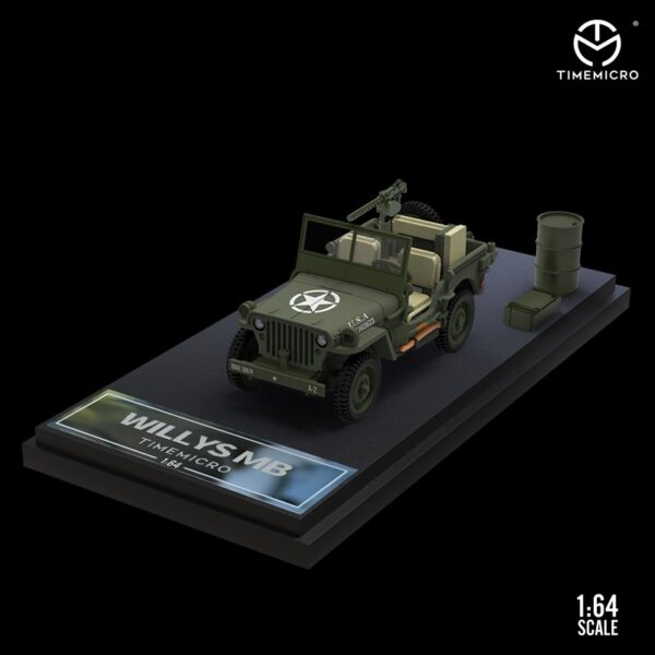 Time Micro Jeep Willys MB Segunda Guerra Mundial 1:64