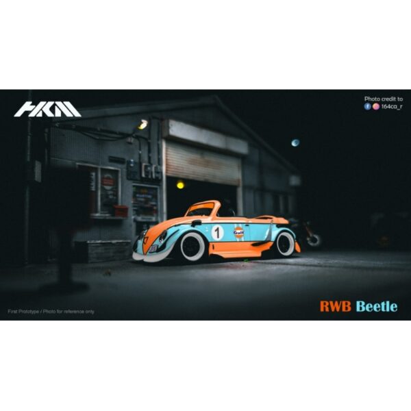 HKM Volkswagen Beetle RWB Gulf #1 Rin Blanco 1:64