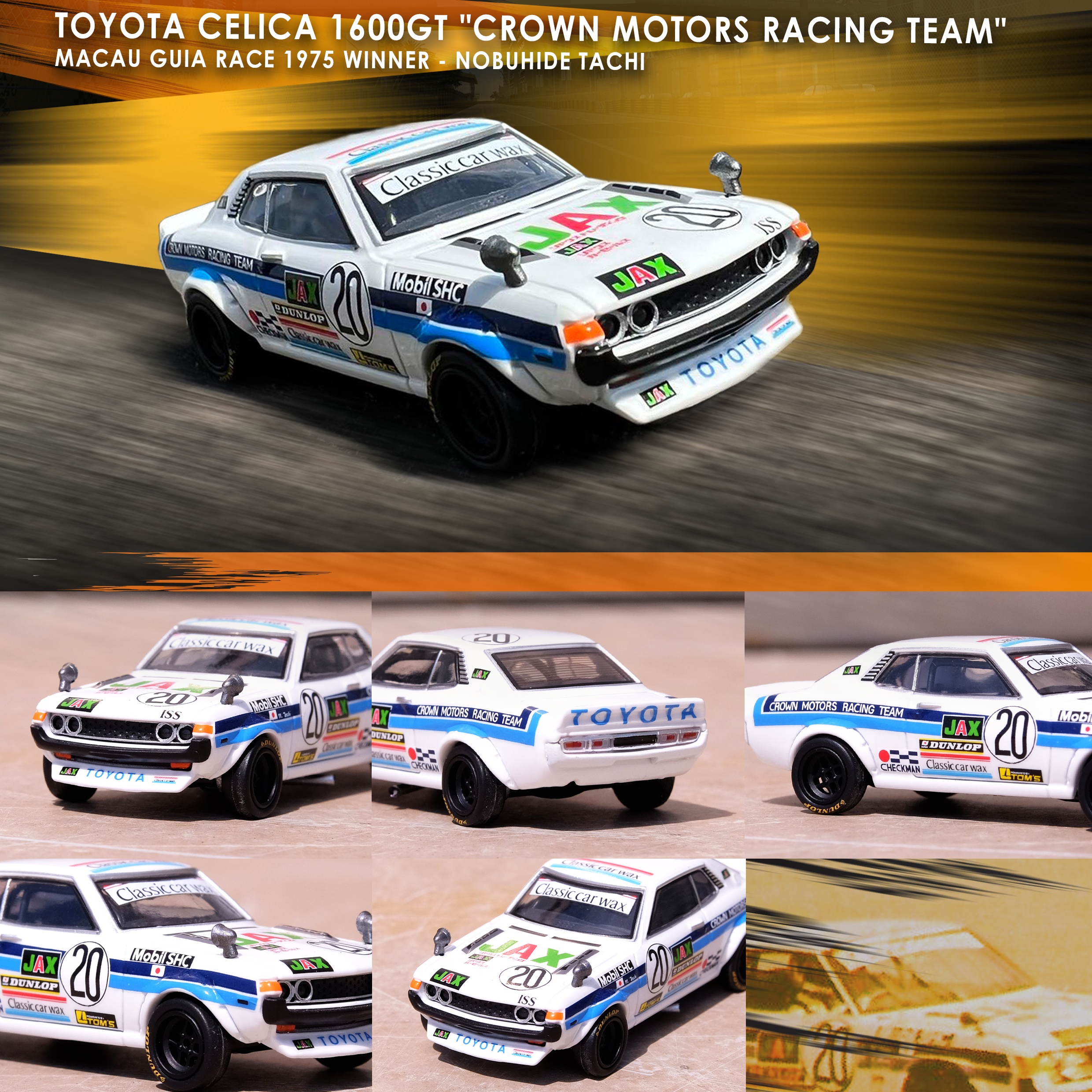 Inno64 Toyota Celica 1600GT TA22 Grand Prix Macau 2022 1:64