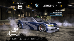 Need for Speed Most Wanted Razor BMW M3 GTR