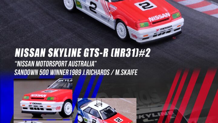 Inno64 Nissan Skyline GT-S R HR31 Nissan Motorsport Australia Sandtown Winner 1989 1:64