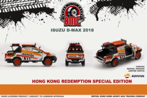 BMC Isuzu D-Max 2018 Repsol Version con accesorios 1:64