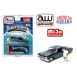 Autoworld x American Diorama 1962 Chevy Impala SS Lowrider con figura 1:64