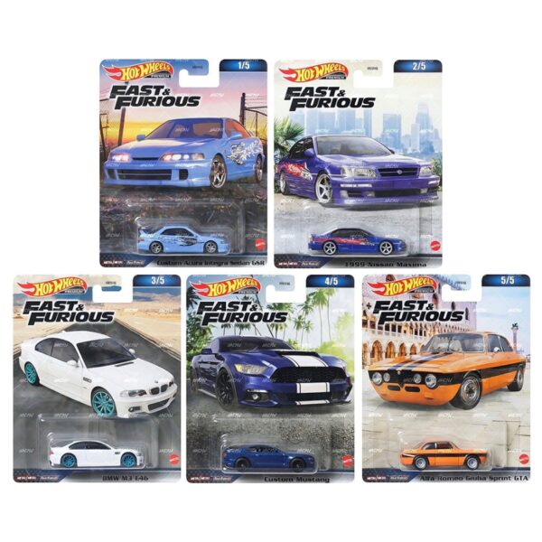 Hot Wheels Premium Set Fast & Furious C Case 2023 1:64 (Tiempo Aprox. Octubre 2023)