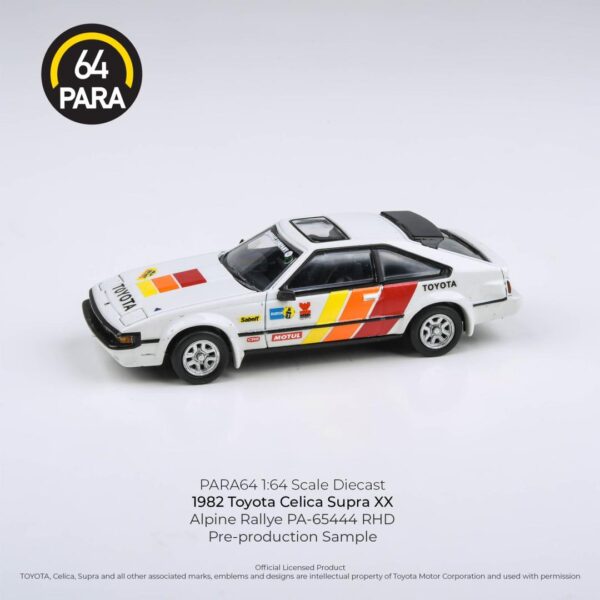 ABONO DE PRE VENTA $5.00 (Precio $19.99) PARA64 1:64 Toyota Celica Supra A60 Alpine Rally (llega aprox. en enero 2024)