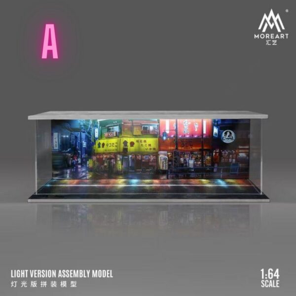 MoreArt 1:64 Parking Lot Ciudad A – incluye luz