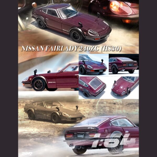 INNO64 1:64  Nissan Fairlady 240Z - rojo vino (llega aprox. febrero 2024) - Imagen 3