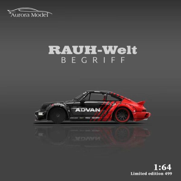 ABONO DE PRE VENTA $5.00 (Precio $32.99) Aurora Model 1:64 Porsche 964 RWB – cola de pato – Advan (llegada aprox. marzo 2024)