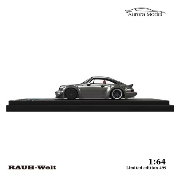 ABONO DE PRE VENTA $5.00 (Precio $32.99) Aurora Model 1:64 Porsche 964 RWB - cola de pato - plateado (llegada aprox. marzo 2024) - Imagen 3
