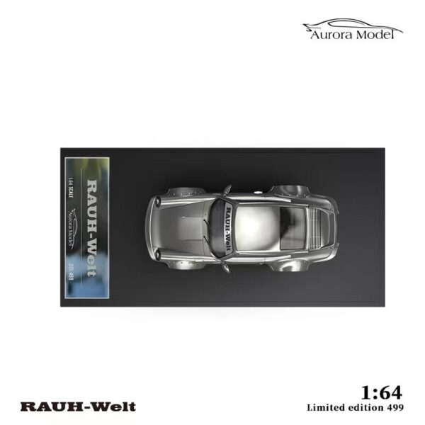ABONO DE PRE VENTA $5.00 (Precio $32.99) Aurora Model 1:64 Porsche 964 RWB - cola de pato - plateado (llegada aprox. marzo 2024) - Imagen 2