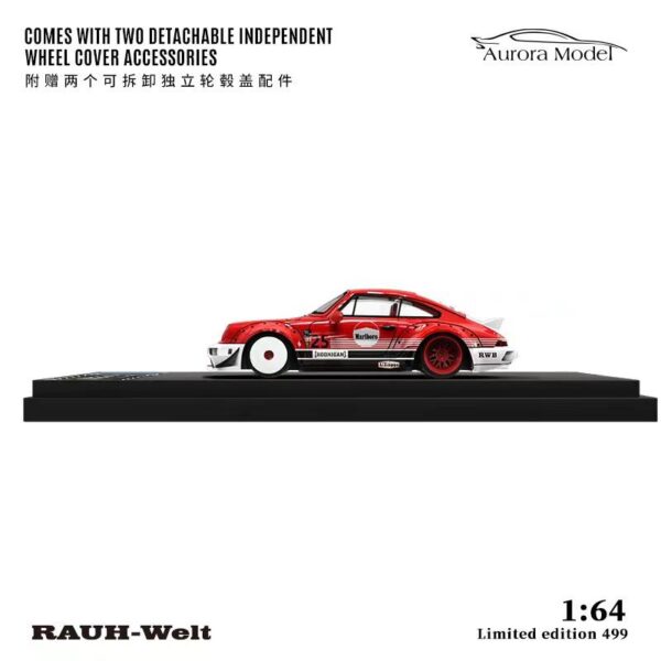 ABONO PRE VENTA $5.00 (Precio $32.99) Aurora Model 1:64 Porsche 964 "Cola de Pato" - Marlboro (llega aprox. febrero 2024) - Imagen 2