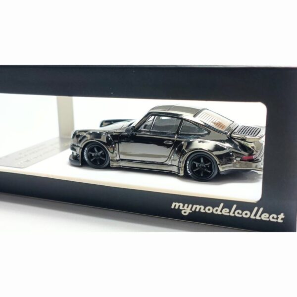 Preventa $32.99 - My Model Collect 1:64 Porsche 930 RWB - Gris Chromo - Imagen 3