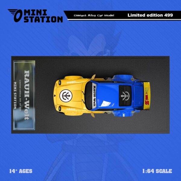 Mini Station 1:64 Porsche 964 Dragon Ball Z - Vegeta - Imagen 4