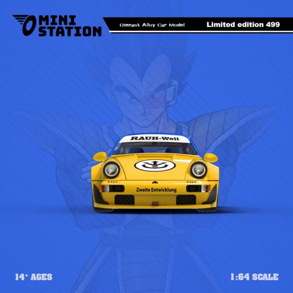 Mini Station 1:64 Porsche 964 Dragon Ball Z - Vegeta - Imagen 3