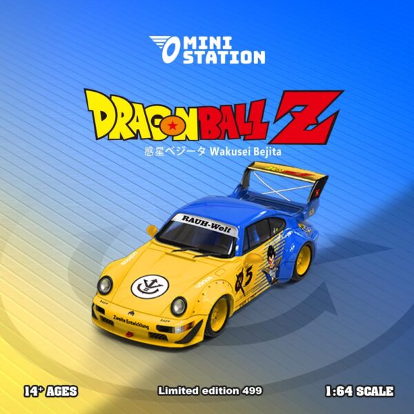 Mini Station 1:64 Porsche 964 Dragon Ball Z - Vegeta