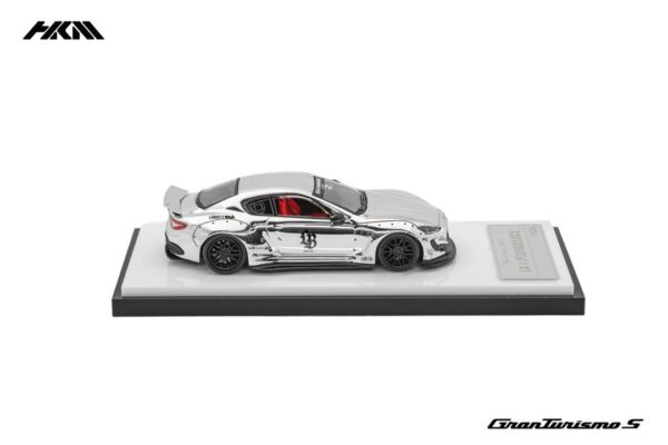 HKM 1:64 LBWK Maserati Gran Turismo Sport GTS edición especial "Martha"- Plateado Cromo - Imagen 2