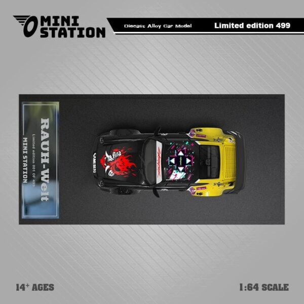 Con figura - Mini Station 1:64 RWB Porsche 964 Samurai - Imagen 2