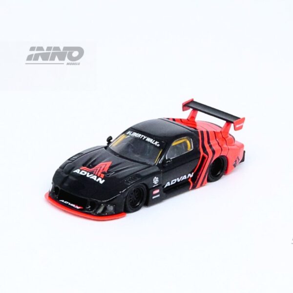 Preventa $27.99 - INNO64 1:64 LBWK Mazda RX-7 (FD3S) LB - Super Silhouette "Advan Livery" - Imagen 3