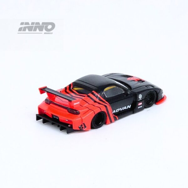 Preventa $27.99 - INNO64 1:64 LBWK Mazda RX-7 (FD3S) LB - Super Silhouette "Advan Livery" - Imagen 2