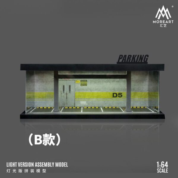 Preventa $25.99 - MoreArt 1:64 Diorama estacionamiento con Luz Led - Modelo B