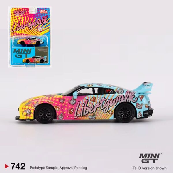 Preventa $19.99 Pago a plazos / $17.99 Pago adelantado – Mini GT 1:64 Nissan 35GT-RR Ver.1 LB-Silhouette Works GT LBWK KUMA – Mijo Exclusives (Hasta agotar  existencias)