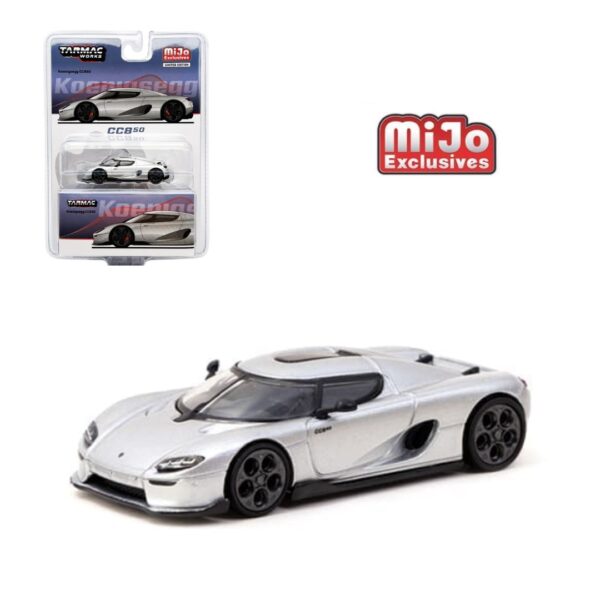Preventa $17.99 Pago a plazos / $15.99 Pago adelantado – Tarmac Works 1:64 Koenigsegg CC850 (Plateado) – Mijo Exclusives (Hasta agotar  existencias)