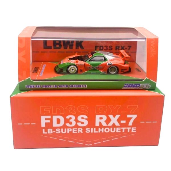 INNO64 1:64 LBWK RX-7 (FD3S) LB-SUPER SILHOUETTE Tributo a 787B - Expo Malaysia 2024