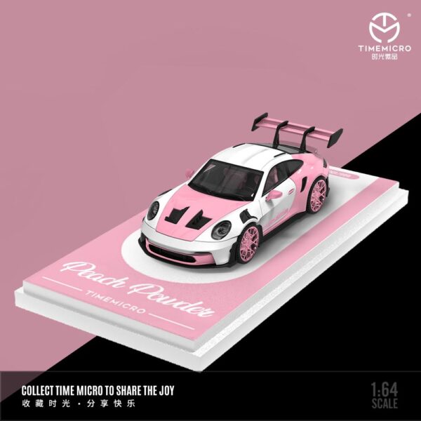 Preventa $26.99 - Time Micro 1:64 Porsche 992 GT3 RS - Peach Pink Powder (Pedidos hasta Sábado 30 de noviembre 2024)