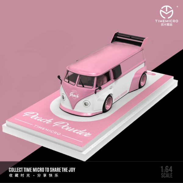 Preventa $26.99 - Time Micro 1:64 VW T1 Van - Peach Pink Powder (Pedidos hasta Sábado 30 de noviembre 2024)