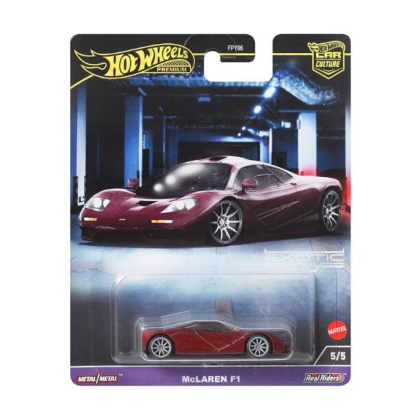 Hot Wheels Premium 1:64 - McLaren F1 - púrpura