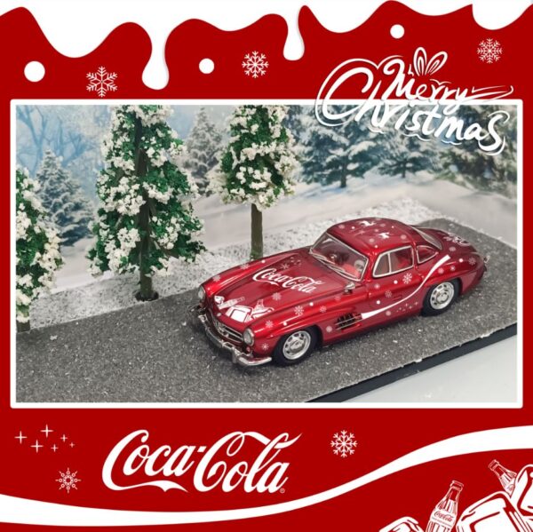 Preventa $26.99 - Seeker 1:64 Mercedes Benz SL Class - Navidad Coca Cola (Pedidos hasta Jueves 5 de diciembre 2024)